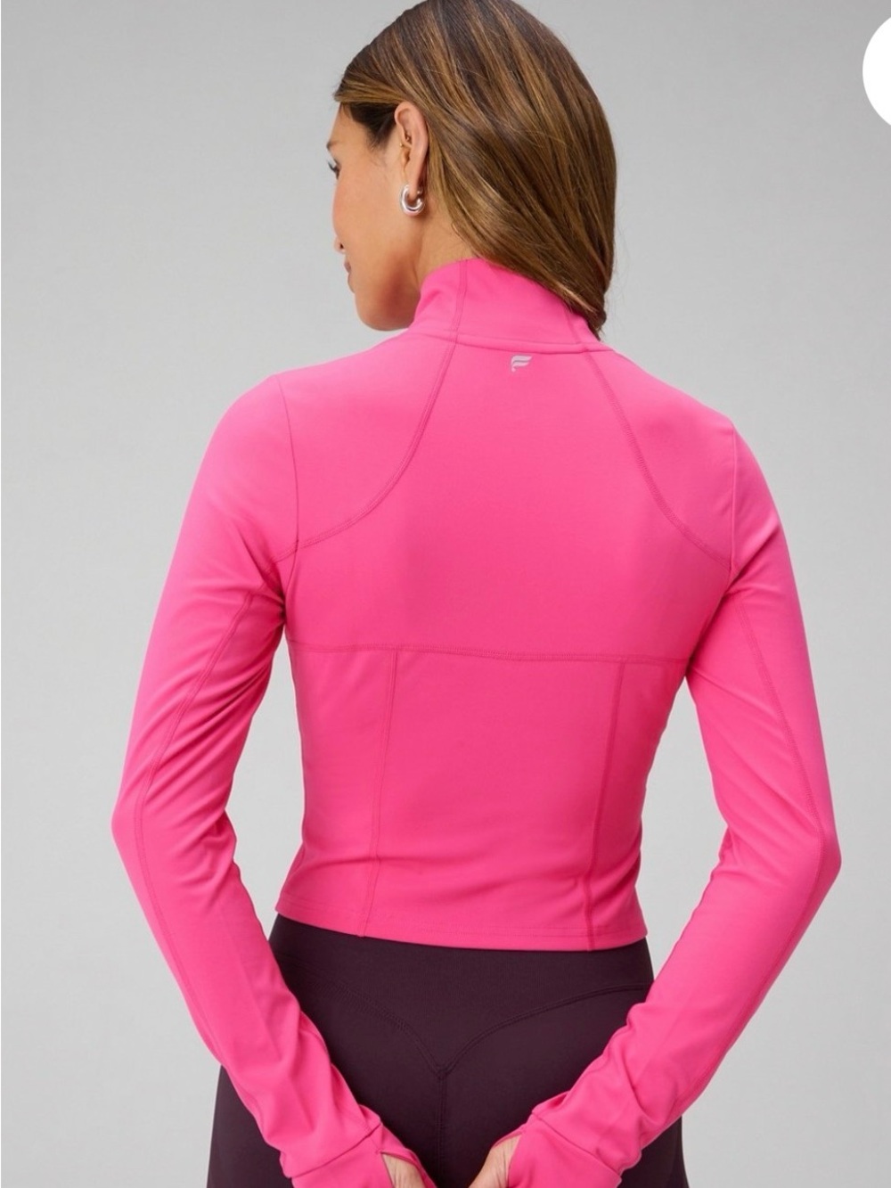 Fabletics Hot Pink Full-Zip Jacket - Picture 7 of 7
